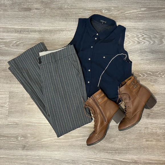 Element Striped Dress Pants Trousers - Picture 2 of 8